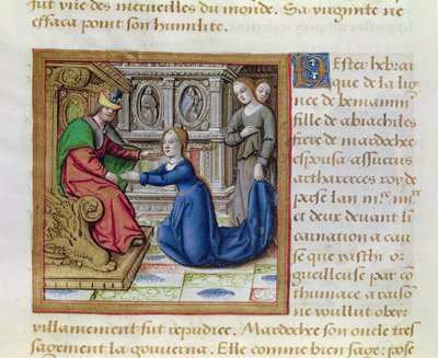 Ms 17 Esther, de la Vie des Femmes Célèbres, vers 1505 - French School