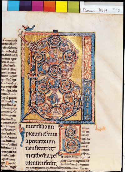 Ms 19 fd2 Initiale historiée 