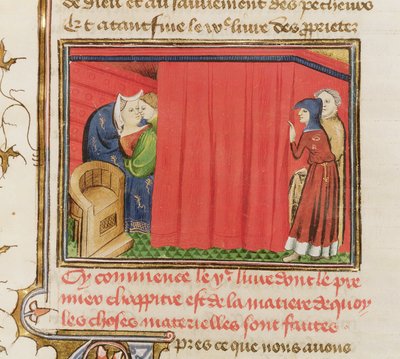 Couple au lit, de Le Livre des Propriétés des choses par Barthélemy l