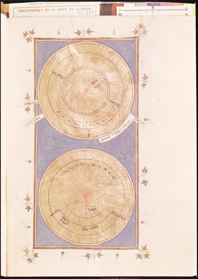 Ms 291 Tome 2 fol.297r Cadran solaire du miracle d