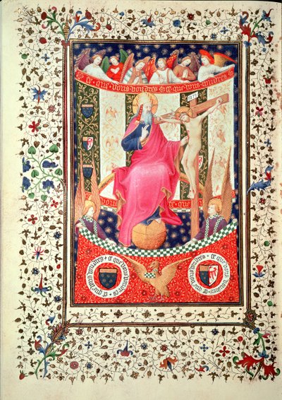La Trinité, des Heures de Boucicaut, c.1410 - French School