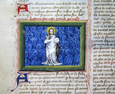 Ms 313 Dieu entouré d
