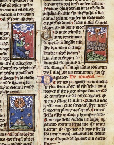 Ms 320 Fol.197 Comètes, de 