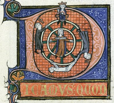 Ms 3469 fol.38 La Roue de la Fortune, de la 
