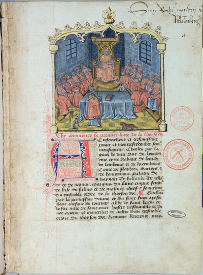 Ms 363 Charles le Téméraire (1433-77) Duc de Bourgogne et les Chevaliers de l