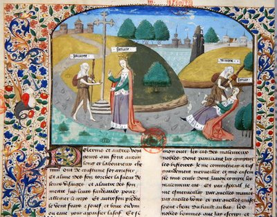 Ms 3878 Pauvreté et Fortune, illustration de 