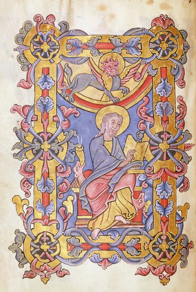 Ms 479 fol.53 St. Marc, des Évangiles de l