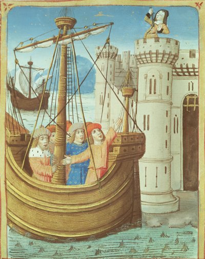 Ms 493 fol.99v Le départ d
