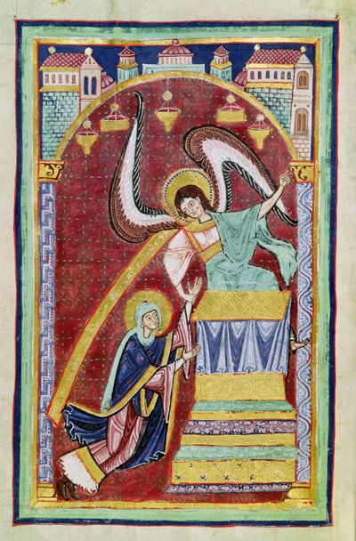 La Vision de Saint Aldegondius, de La Vie et les Miracles de Saint Amand - French School