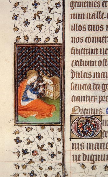 Vierge et Enfant, détail d