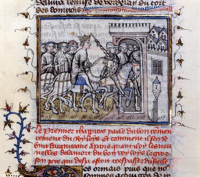 Ms 783 Saint Louis (1215-70) de France (vélin) - French School