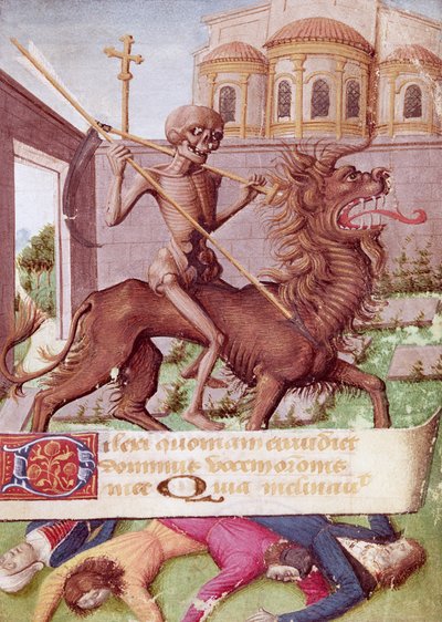 Ms 89 fol.88 Le Triomphe de la Mort, d