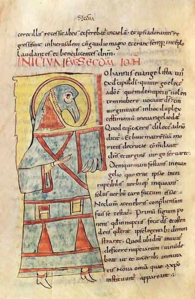Ms 8 f.95v Saint Jean l