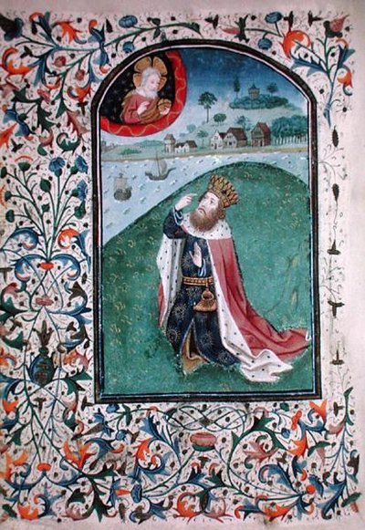 Ms Gen 288 f.131v Vision, c.1460 - French School