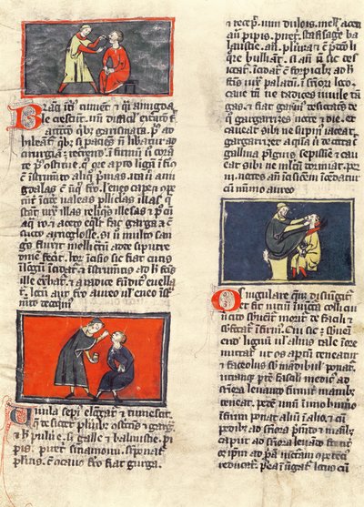 Ms H 89 fol.16v Chirurgie dentaire, d