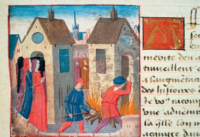 Ms Hunter 252 f.75v Incendie d