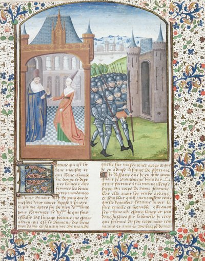 Boccace et Fortune, 1467 - French School