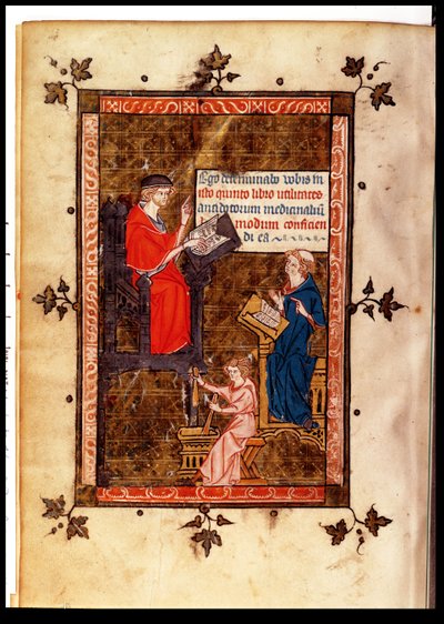 Ms. Lat. 14023 fol. 769 v. Enseignement de l
