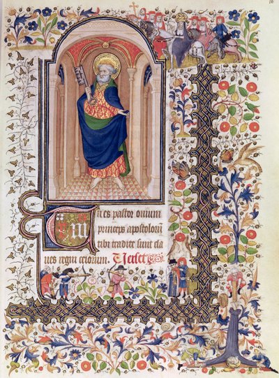 Saint Pierre, des Heures de Marguerite d