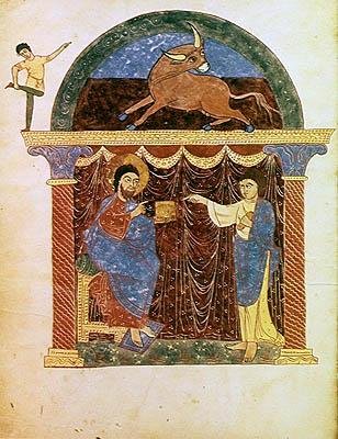 Ms Lat 8878 fol.3v Jésus présentant l
