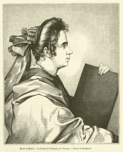 Musée de Madrid, La Femme de Velasquez - French School