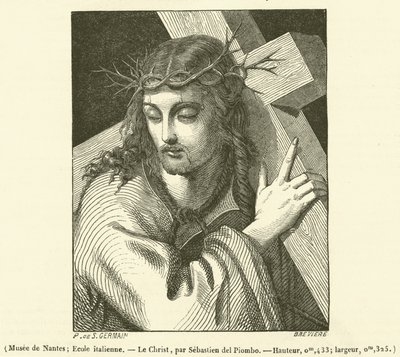Musée de Nantes, École italienne, Le Christ - French School