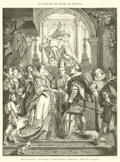 Musée du Louvre, Le Mariage de Marie de Médicis - French School