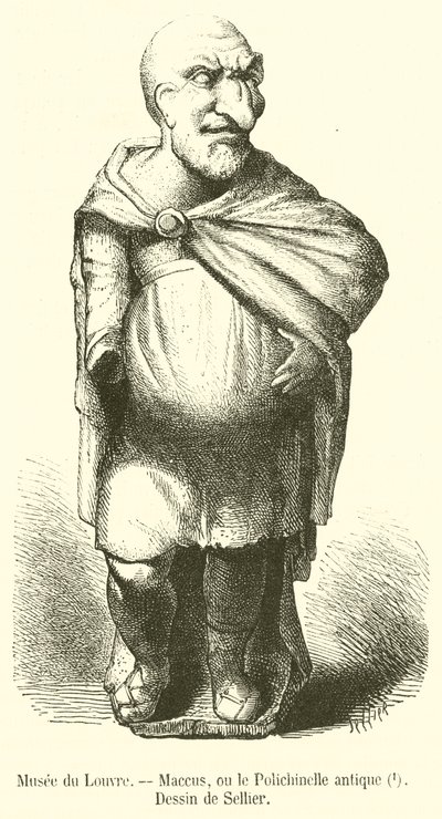 Musée du Louvre, Maccus, ou le Polichinelle antique - French School
