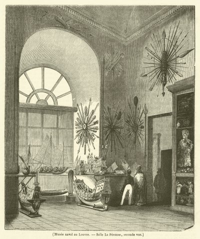Musée naval au Louvre, Salle La Pérouse, seconde vue - French School