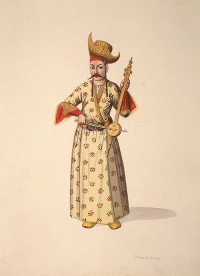 Musicien, période ottomane, troisième quart du XVIIIe siècle - French School