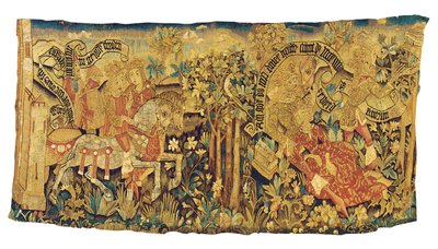 Fragment de tapisserie mythologique, Strasbourg, vers 1470-80 - French School