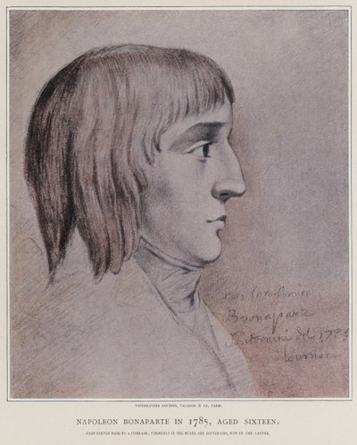 Napoléon Bonaparte en 1785 - French School