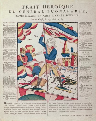 Napoléon Ier (1769-1821) sur le pont d