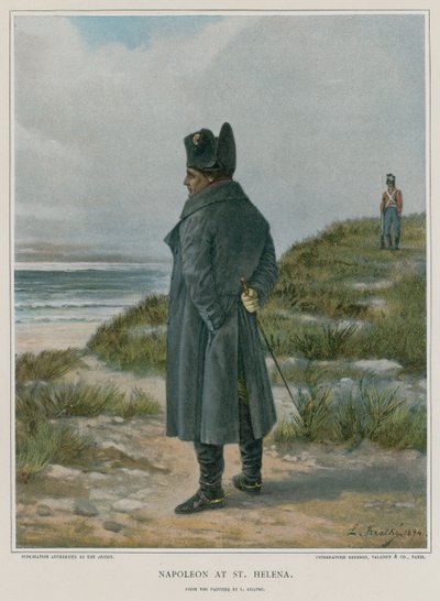 Napoléon à Sainte-Hélène - French School