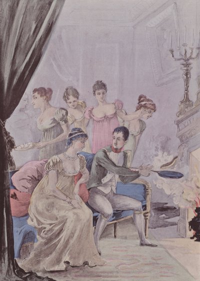 Napoléon chez Marie-Louise - French School