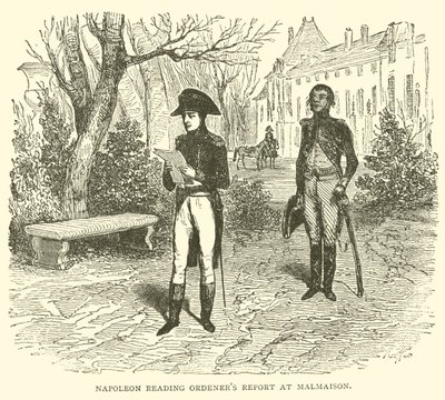 Napoléon lisant le rapport d