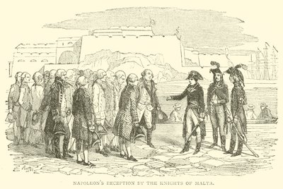 Réception de Napoléon par les Chevaliers de Malte - French School