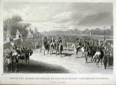 Les soldats de la Garde nationale protègent l
