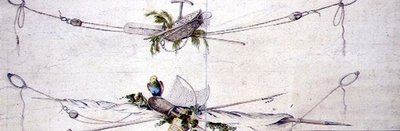 Cartouche nautique avec un perroquet, c.1800 - French School