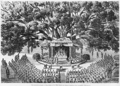 Nouvelle-Calédonie, célébration de la messe sur l