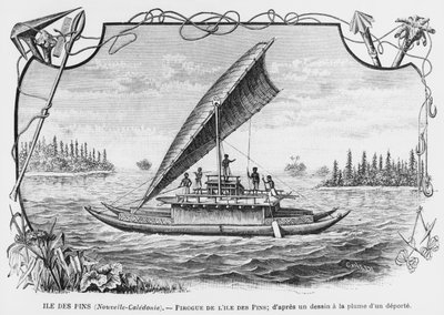Nouvelle-Calédonie, pirogue de l