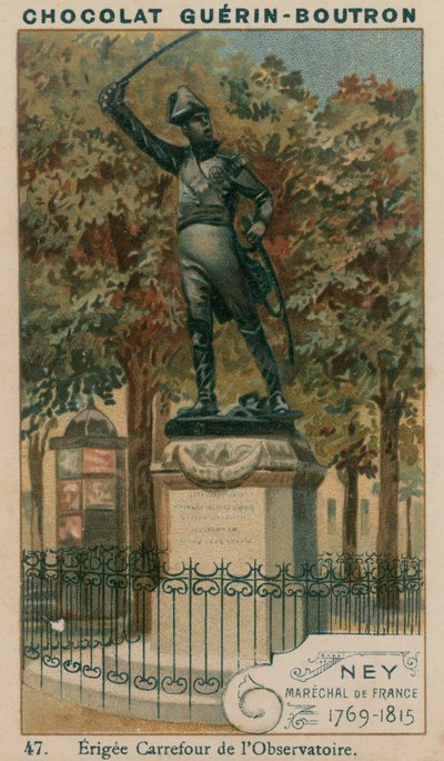 Ney, Maréchal de France, 1769-1815, Érigée Carrefour de l