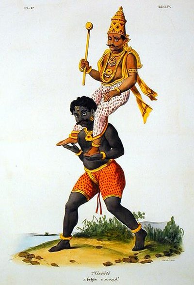 Nirriti, gravé par C. de Motte (1785-1836) - French School