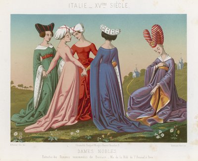 Femmes nobles - French School