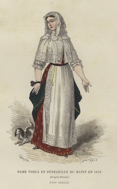 Noble en robe de chambre, 1676 - French School