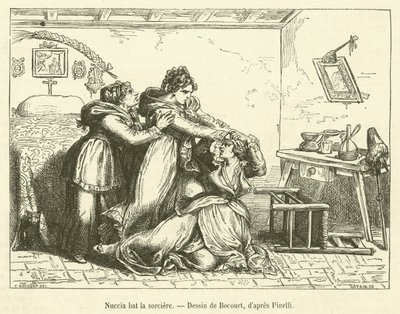 Nuccia bat la sorcière - French School