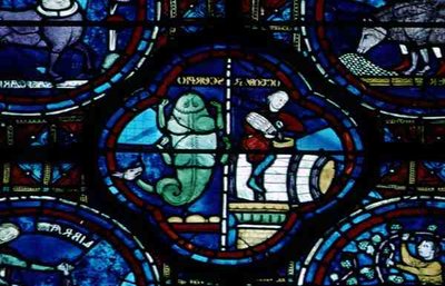 Octobre et Scorpion, de la fenêtre du zodiaque - French School