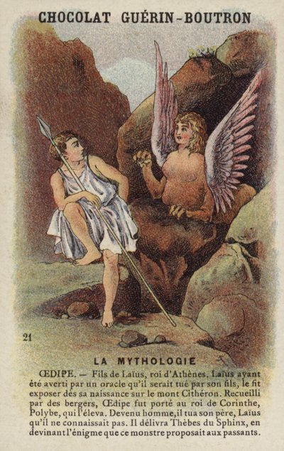 Œdipe et le Sphinx - French School