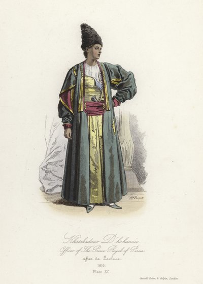 Officier du Prince Royal de Perse - French School