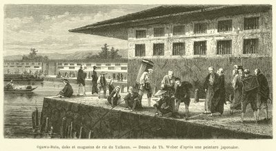 Ogawa-Bata, doks et magasins de riz du Taikoun - French School